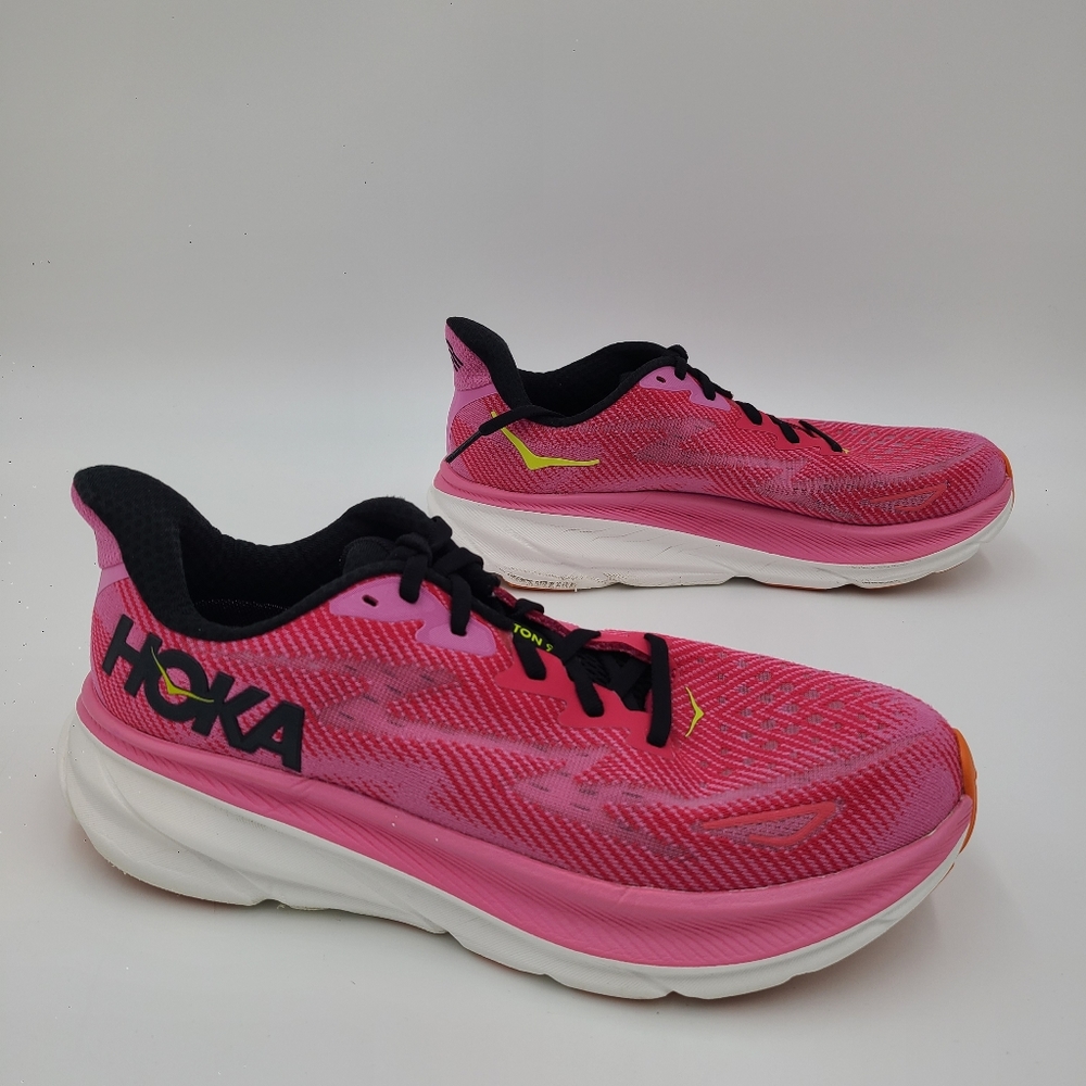 HOKA ONE CLIFTON 9 Pink rasberry 1127896 RSRW WOMEN'S Running Shoes 9.5B